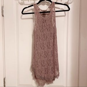 Wilfred Lace tank in Taupe